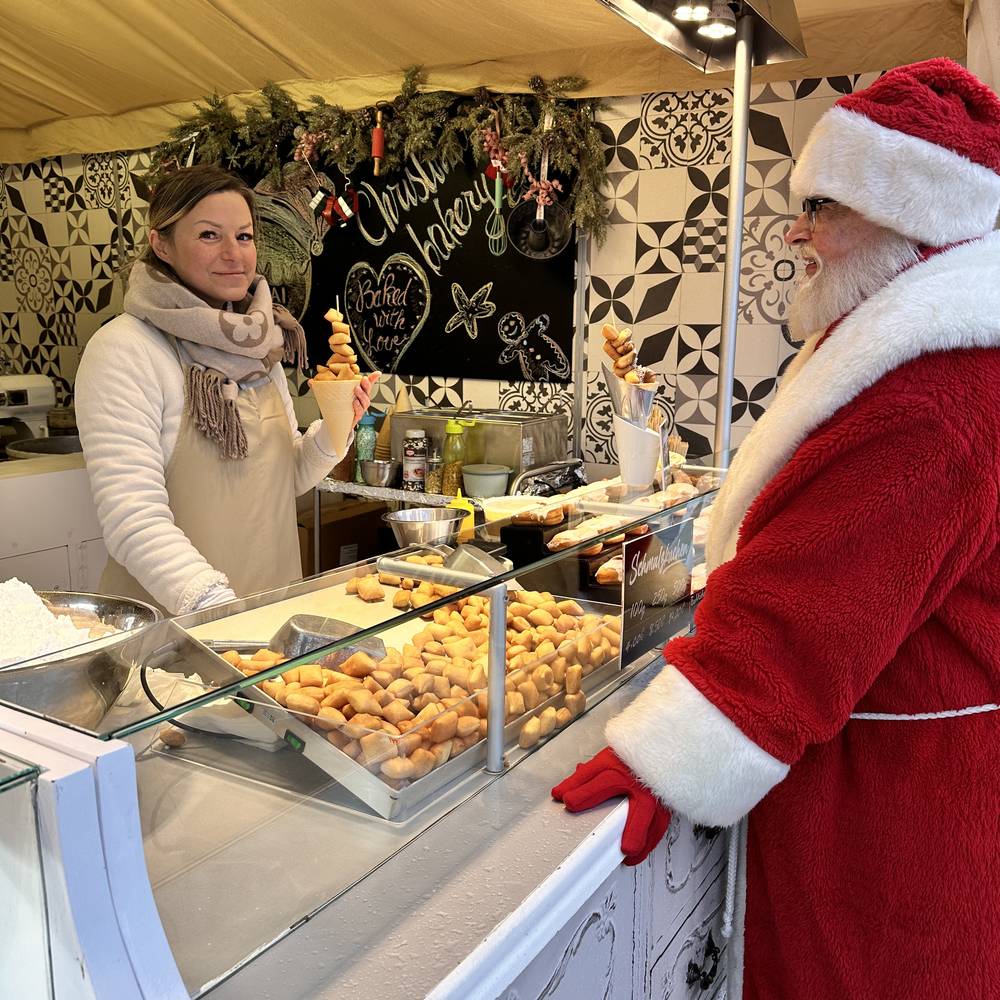 Die Hamburger Schmalzkuchen-Bäckerei auf dem Weißerzauber
